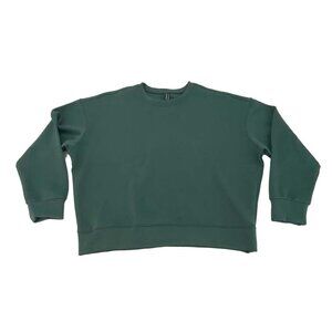 Lazy Pants Women's Sweatshirt | Super Soft | Comfy Clothes | Green | Large